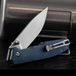 Magnum Deep Blue Canvas Folding Knife -Cheap Nitecore || Victorinox || Fenix Store 01SC714.3 84279.1693831655