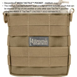 Maxpedition Tactile Pocket Medium -Cheap Nitecore || Victorinox || Fenix Store 0224k1 detail 29855.1587389016