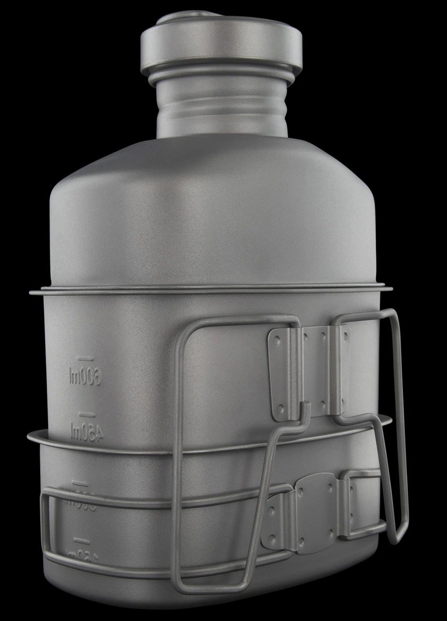 Pathfinder Titanium Canteen Cooking Set 4 Pathfinder Titanium Canteen Cooking Set - Image 2