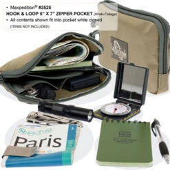 Maxpedition Hook-&-Loop 5 X 7in Zipper Pocket -Cheap Nitecore || Victorinox || Fenix Store 6877 2 1 88140.1587387256