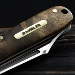 Andre De Villiers Gambler Burlwood NLA Folding Knife -Cheap Nitecore || Victorinox || Fenix Store ADV GAMB WOOD NLA.5 25387.1672843737.1280.1280 40562.1672844613