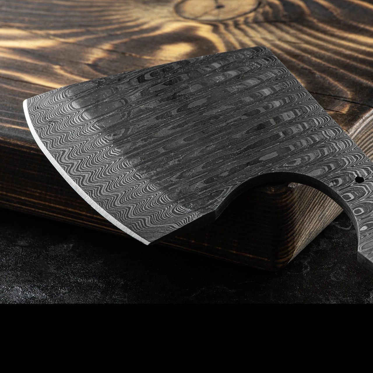 Hatchet Blade Blank Damascus 5 Hatchet Blade Blank Damascus - Image 3