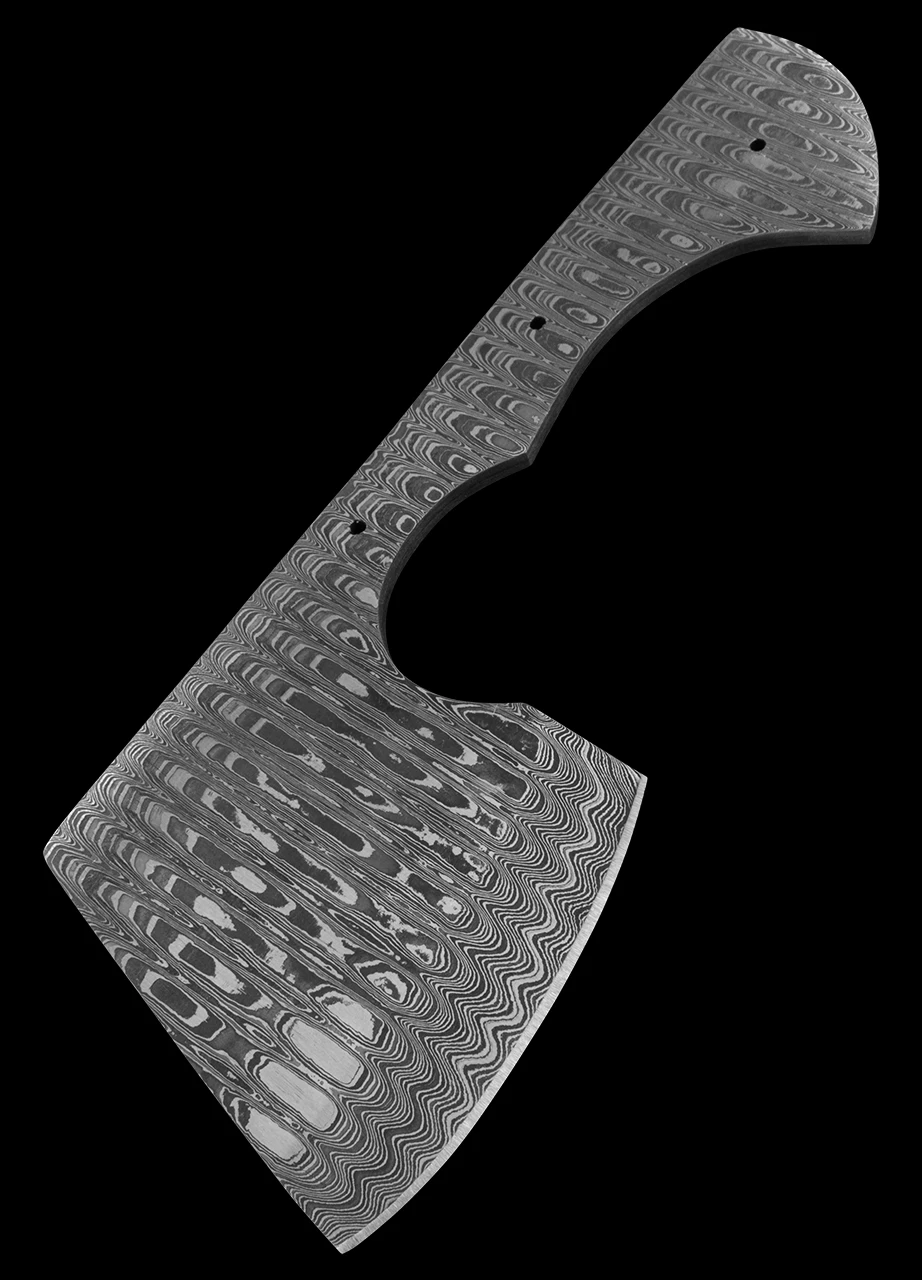 Hatchet Blade Blank Damascus 7 Hatchet Blade Blank Damascus - Image 5
