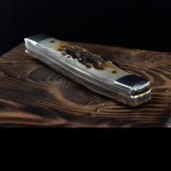 Case Stockman Amber Bone Carbon -Cheap Nitecore || Victorinox || Fenix Store CA079det3 16861.1657885917