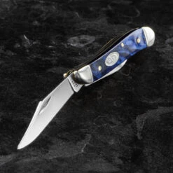 Case Peanut Blue Pearl Folding Knife -Cheap Nitecore || Victorinox || Fenix Store CA23446.4 70870.1688044600