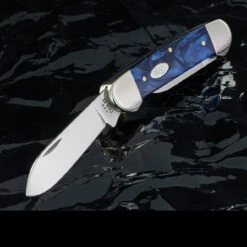 Case Canoe Blue Pearl Kirinite Folding Knife -Cheap Nitecore || Victorinox || Fenix Store CA23447.1 37840.1694519717.1280.1280 14743.1694527413