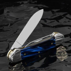 Case Canoe Blue Pearl Kirinite Folding Knife -Cheap Nitecore || Victorinox || Fenix Store CA23447.2 27692.1694519717.1280.1280 69426.1694527413