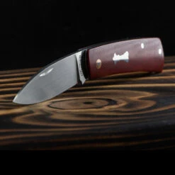 Chris Crawford Custom EDC-B Slipjoint Red -Cheap Nitecore || Victorinox || Fenix Store CUS BS23 23det3 79310.1687954440.1280.1280 26219.1687963448