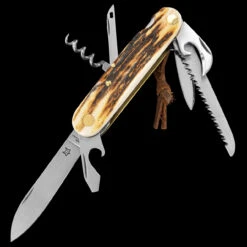 Fox Multipurpose Pocket Knife Stag 7 -Cheap Nitecore || Victorinox || Fenix Store FOX 226 7 SCE03 36470.1678276057