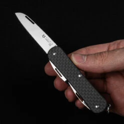 Fox Vulpis 3 Carbon Fibre Penknife -Cheap Nitecore || Victorinox || Fenix Store FOX FX VP130 3CF 37404.1688656750.1280.1280 44595.1688741334