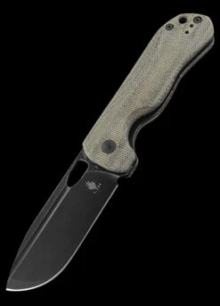 Kizer Bugai Micarta Black Folding Knife