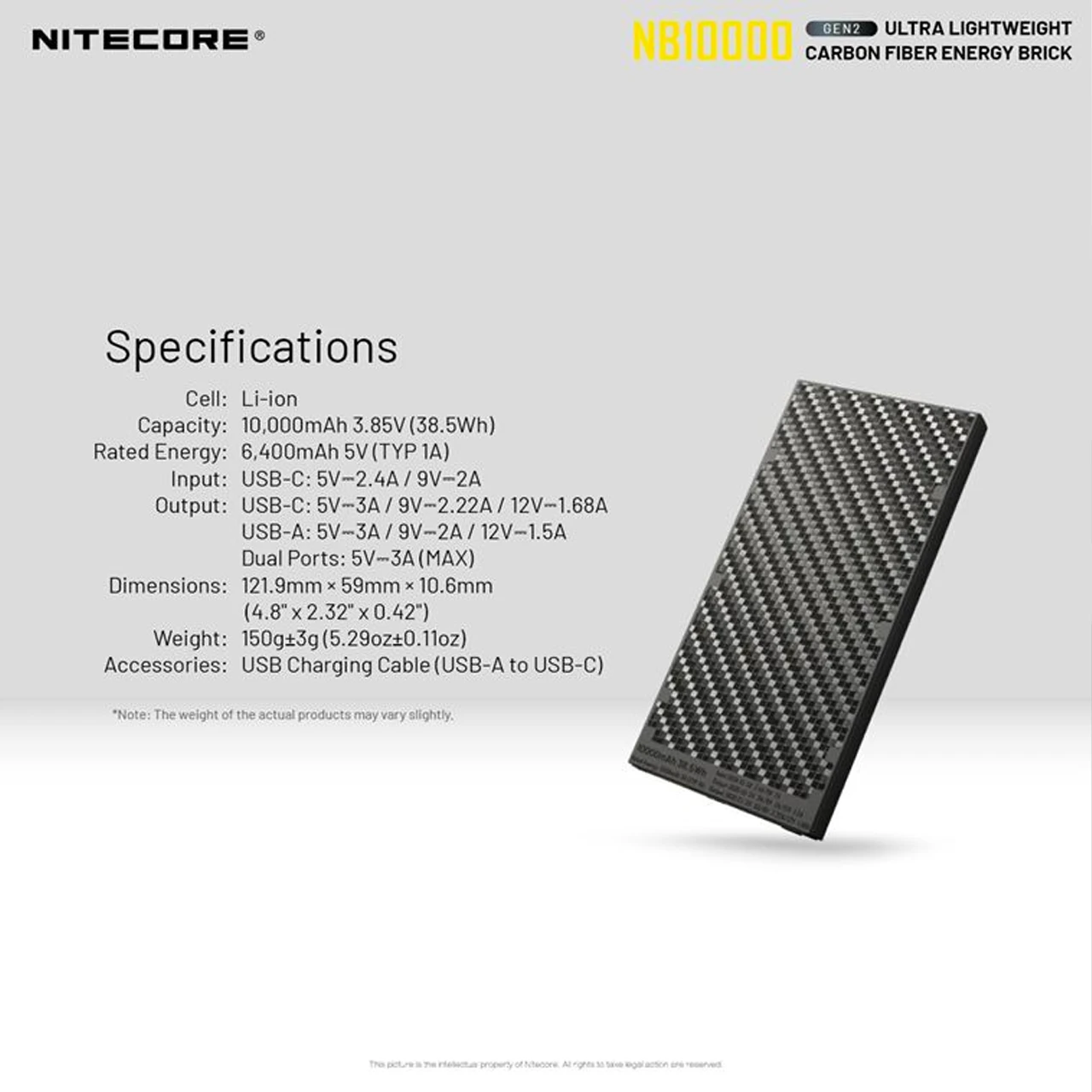 Nitecore NB10000 Power Bank 6 Nitecore NB10000 Power Bank - Image 4
