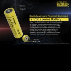 Nitecore 21700 Li-ion 15A Battery 5000mAh NL2150HPi -Cheap Nitecore || Victorinox || Fenix Store NITECORE NL2150HPidet1 22081.1608122282