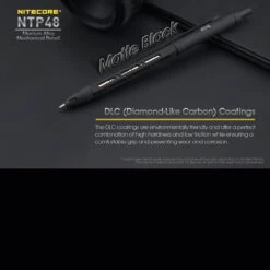 Nitecore NTP48 Titanium Mechanical Pencil -Cheap Nitecore || Victorinox || Fenix Store NITECORE NTP48det2 26882.1597830220