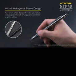 Nitecore NTP48 Titanium Mechanical Pencil -Cheap Nitecore || Victorinox || Fenix Store NITECORE NTP48det3 22200.1597830222
