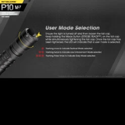 Nitecore P10 V2 -Cheap Nitecore || Victorinox || Fenix Store NITECORE P10V2det4 70021.1595247052