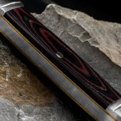 Rough Rider Canoe G10 Black And Red Penknife