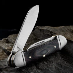 Rough Rider Canoe G10 Black And Red Penknife -Cheap Nitecore || Victorinox || Fenix Store RR2297.3 69522.1687352346