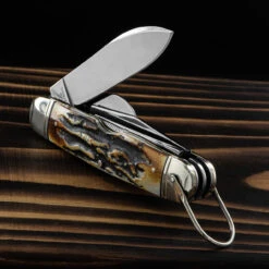 Rough Rider Kamp King Cinnamon Folding Knife 15 Rough Rider Kamp King Cinnamon Folding Knife -Cheap Nitecore || Victorinox || Fenix Store RR2424.4 92880.1685442924