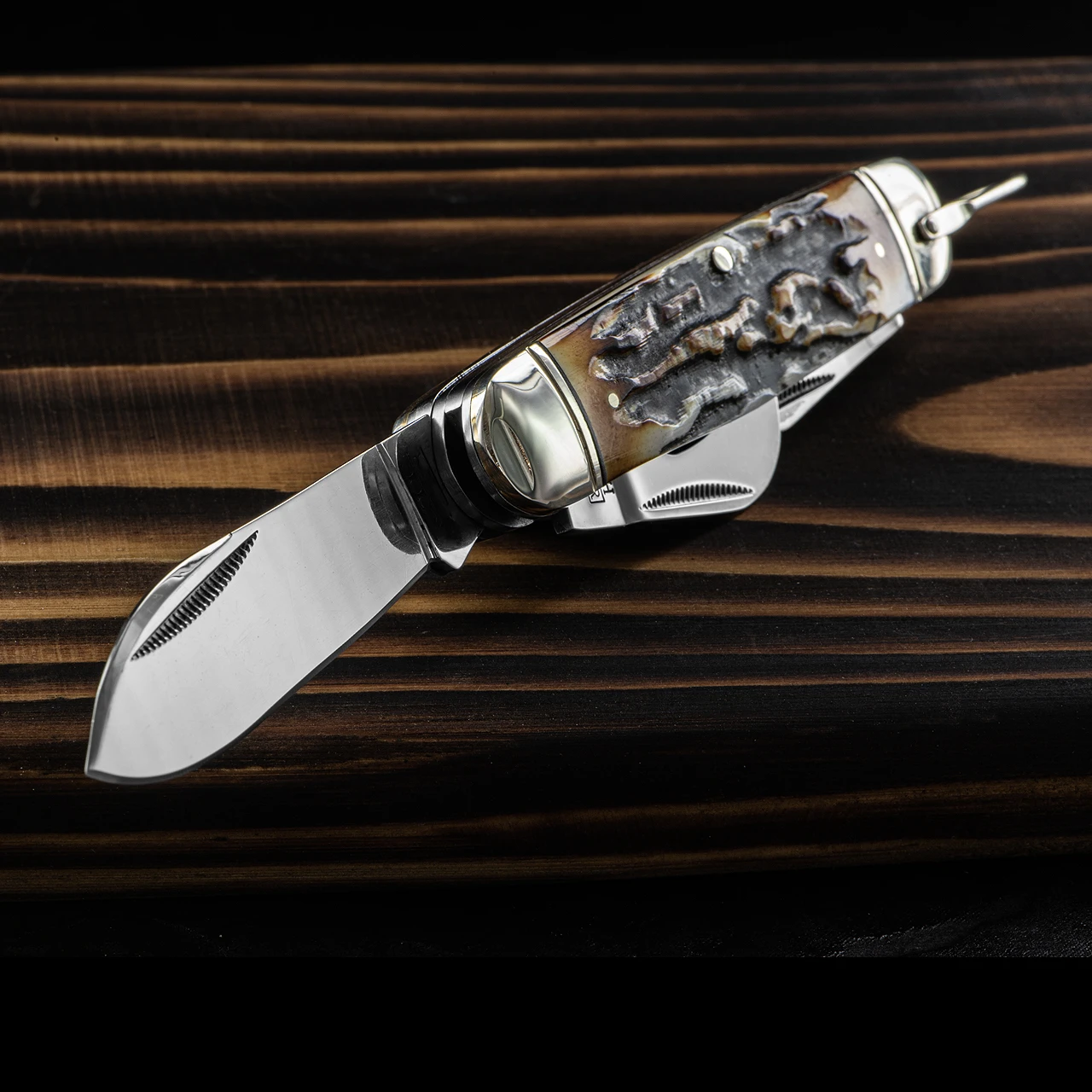 Rough Rider Kamp King Cinnamon Folding Knife 8 Rough Rider Kamp King Cinnamon Folding Knife - Image 6