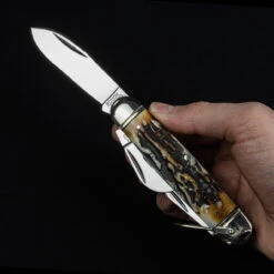 Rough Rider Kamp King Cinnamon Folding Knife 13 Rough Rider Kamp King Cinnamon Folding Knife -Cheap Nitecore || Victorinox || Fenix Store RR2424 73396.1685442924