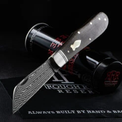 Rough Ryder Reserve Humpback Jack Damascus Folding Knife -Cheap Nitecore || Victorinox || Fenix Store RRR024D.2 83608.1686232130