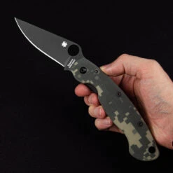 Spyderco Mili Digi Camo Black Blade Folding Knife -Cheap Nitecore || Victorinox || Fenix Store SC36GPCMOBK.1 87109.1695729085