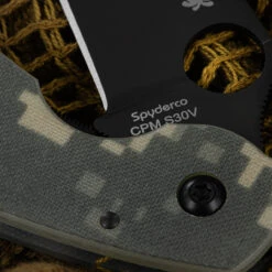 Spyderco Mili Digi Camo Black Blade Folding Knife -Cheap Nitecore || Victorinox || Fenix Store SC36GPCMOBK.3 78866.1695729085