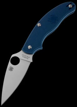 Spyderco UK Penknife Lightweight Dark Blue CPM SPY27 -Cheap Nitecore || Victorinox || Fenix Store SC94PCBL 32877.1694442612