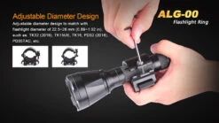 Fenix ALG-00 Quick Release Torch Mount -Cheap Nitecore || Victorinox || Fenix Store fenix alg00det5 12326.1605887015