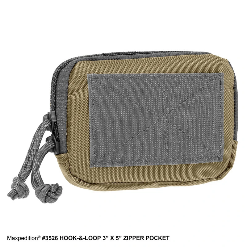 Maxpedition Hook-&-Loop 3 X 5in Zipper Pocket 5 Maxpedition Hook-&-Loop 3 X 5in Zipper Pocket - Image 3