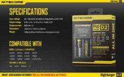 Nitecore Digicharger D2 -Cheap Nitecore || Victorinox || Fenix Store nitecore d2det 2 93905.1601641378