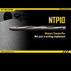 Nitecore NTP Titanium Pen -Cheap Nitecore || Victorinox || Fenix Store nitecore ntp10det14 22101.1598448884