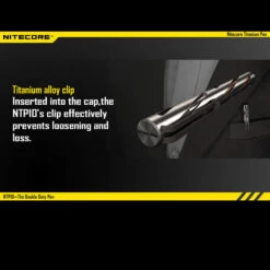 Nitecore NTP Titanium Pen -Cheap Nitecore || Victorinox || Fenix Store nitecore ntp10det9 29531.1598448884