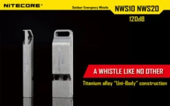 Nitecore Single Chamber Whistle -Cheap Nitecore || Victorinox || Fenix Store nitecore nws10det 03520.1587389198