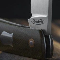 Chris Crawford Custom EDC-B Slipjoint Olive -Cheap Nitecore || Victorinox || Fenix Store olive4 14789.1687969154