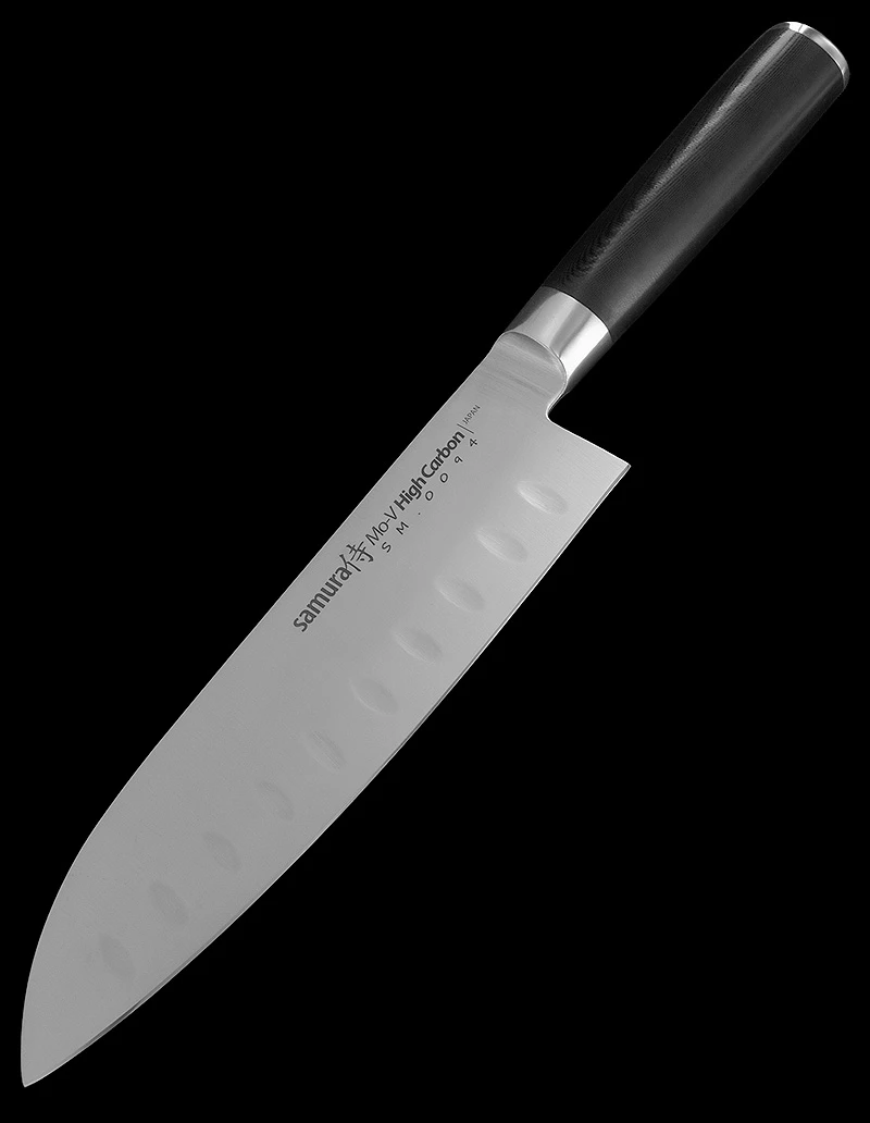 Samura MO-V Santoku Hollow Ground 3 Samura MO-V Santoku Hollow Ground
