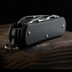 Fox Vulpis 4 Scissor Carbon Fibre Penknife -Cheap Nitecore || Victorinox || Fenix Store vulpisscissors4det2 40787.1686819431